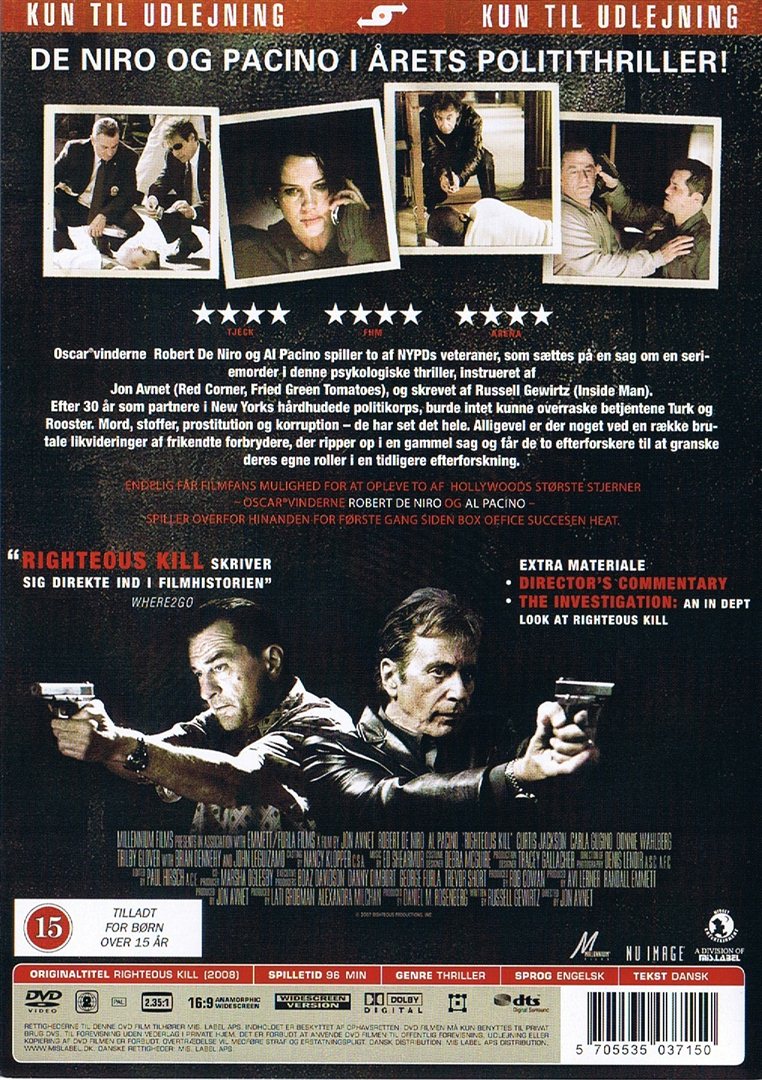 Righteous Kill (DVD)