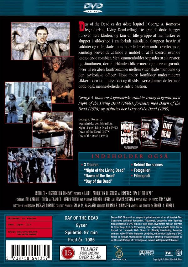 George A. Romero's: Day Of The Dead (DVD)