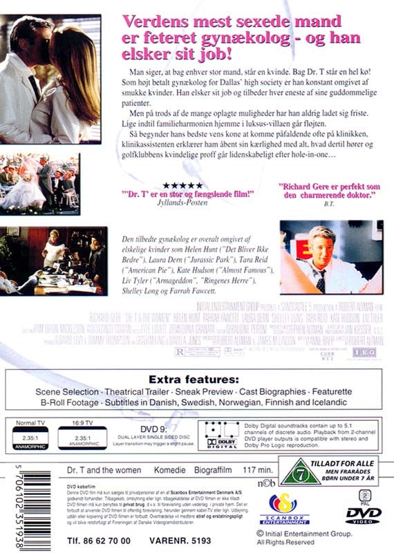 Dr. T and the Women (DVD)