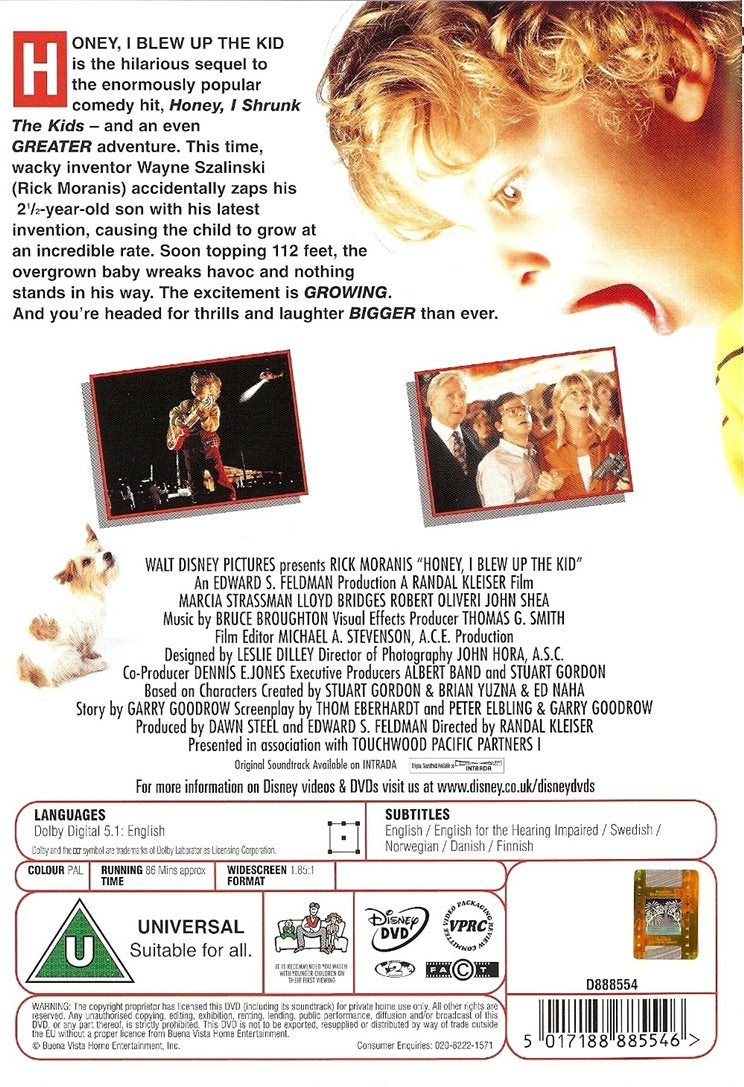 Honey, I Blew Up The Kid (DVD)