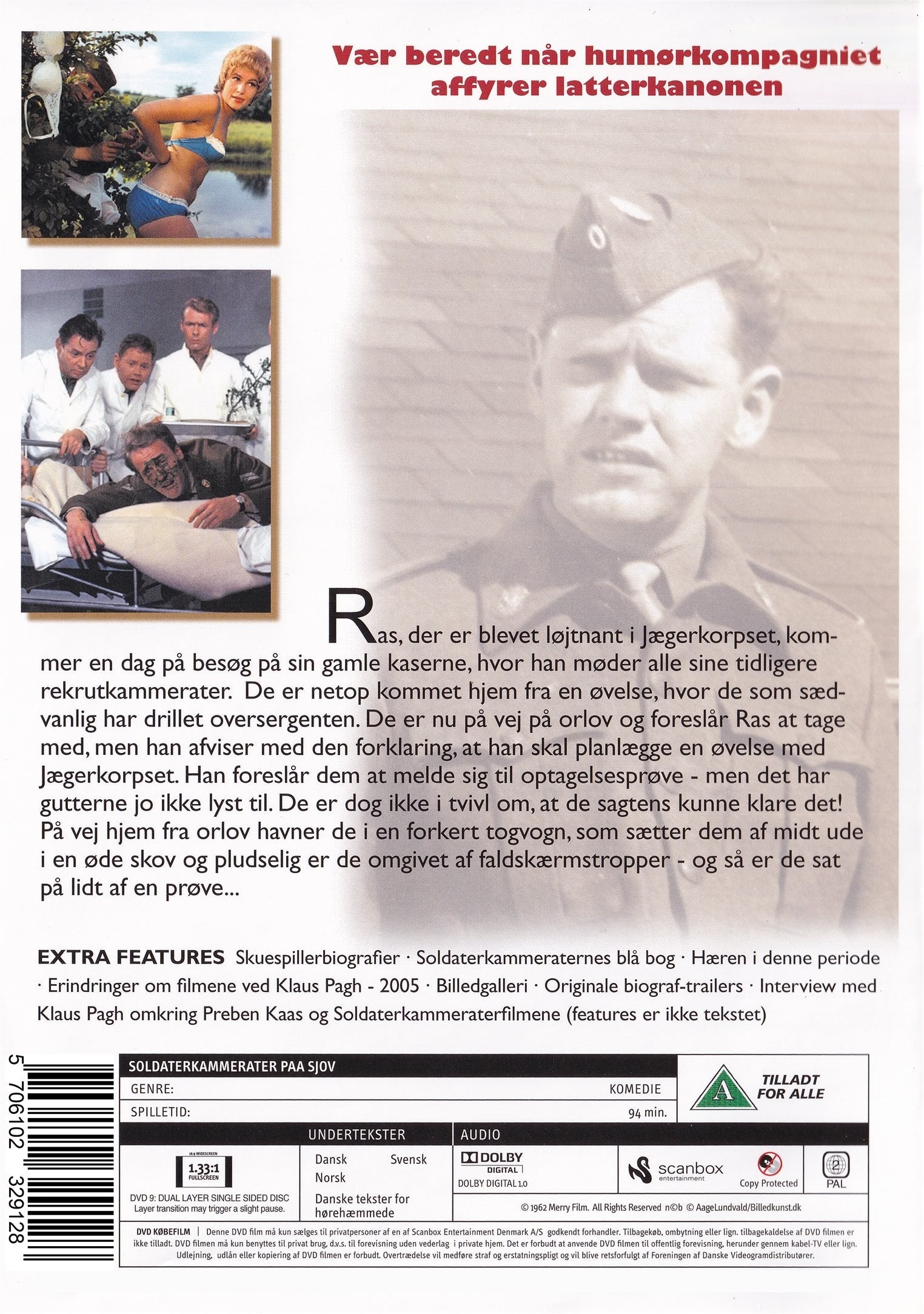 Soldaterkammerater på sjov (DVD)