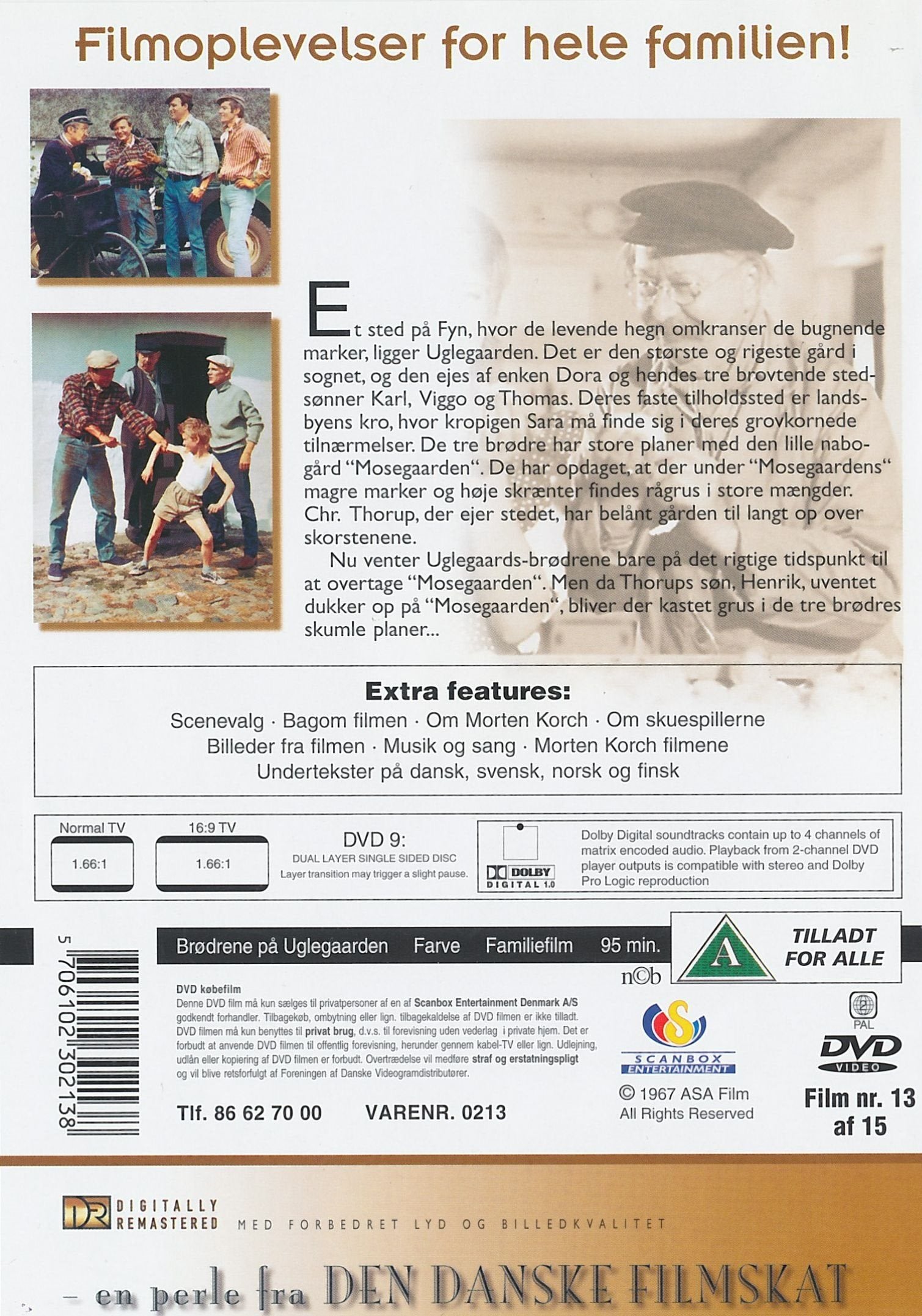 Brødrene på Uglegården (DVD)