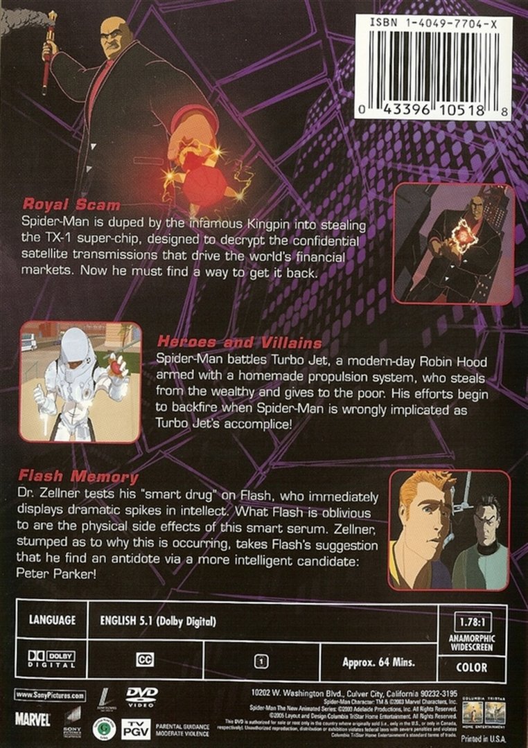Spider-Man - The New Animated Series - Extreme Threat (Vol. 4) (DVD)