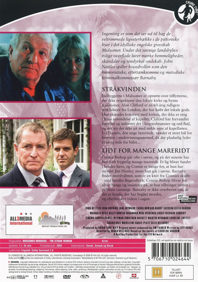 Kriminalkommissær Barnaby - Stråkvinden / Lidt For Mange Mareridt (DVD)