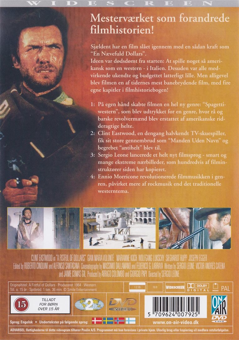 En Nævefuld Dollars (DVD)