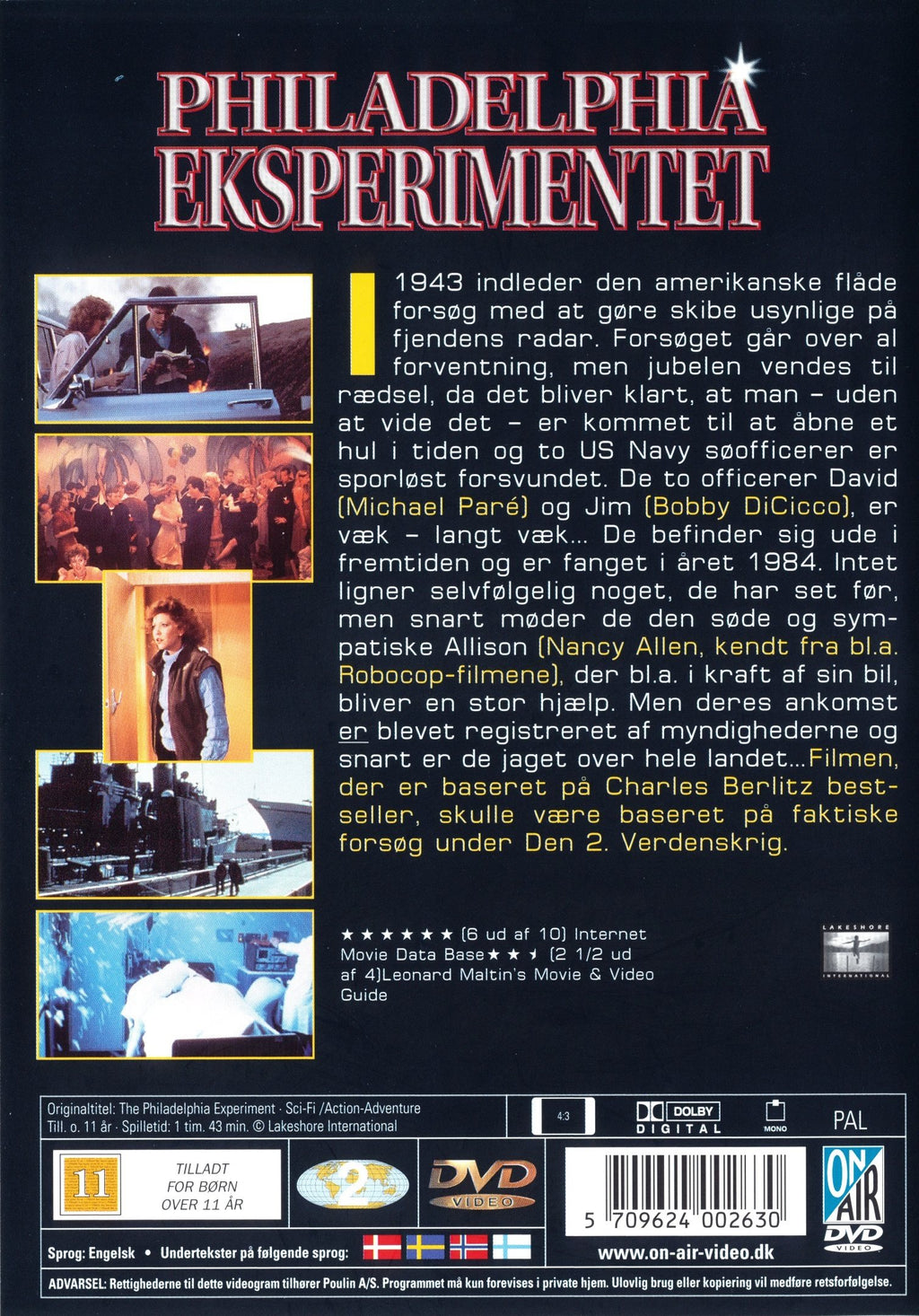 Philadelphia Eksperimentet (DVD)