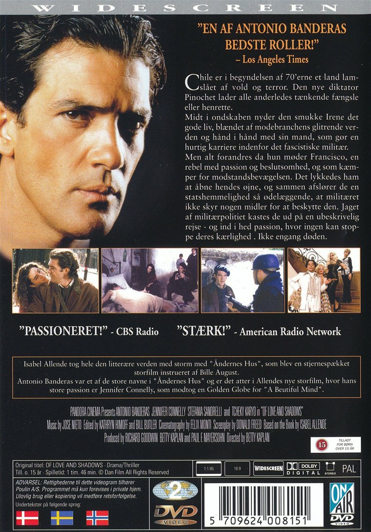 Of Love And Shadows (DVD)
