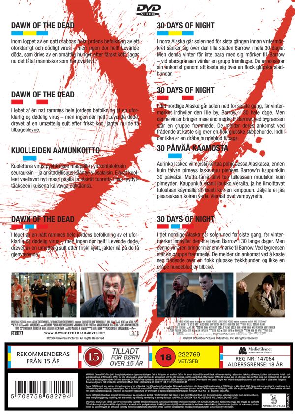 30 Days of Night / Dawn of the Dead (DVD)