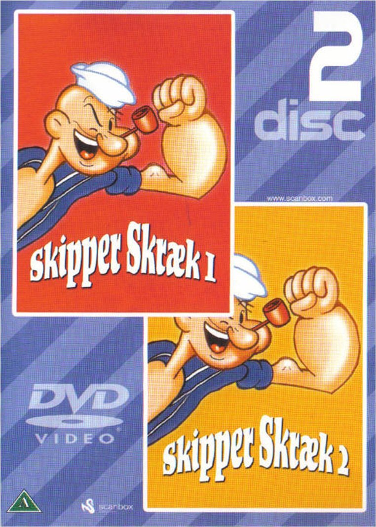 Skipper skræk 1 og 2 (DVD)