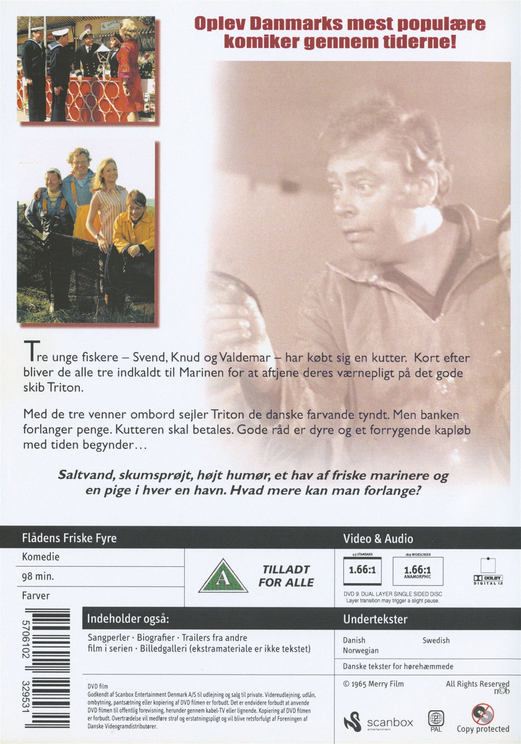 Flådens friske fyre (DVD)