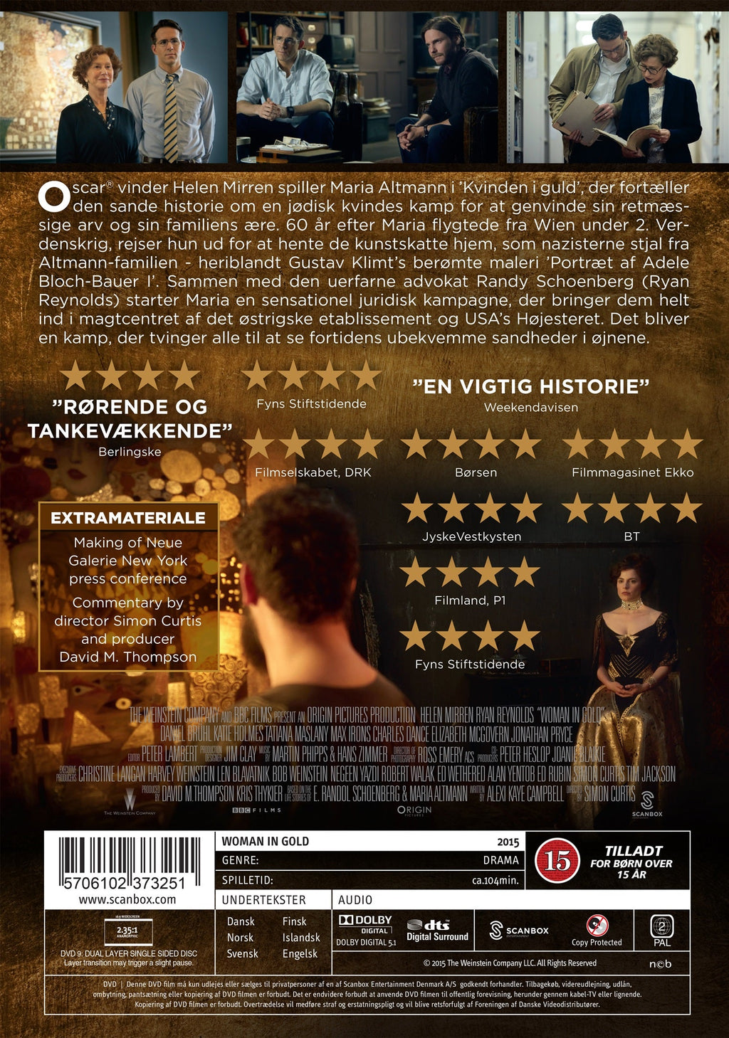 Kvinden i guld (DVD)