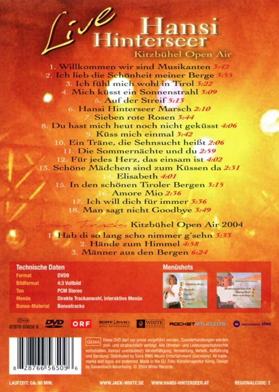 Hansi Hinterseer - Live: Kitzbühel Open Air (DVD)