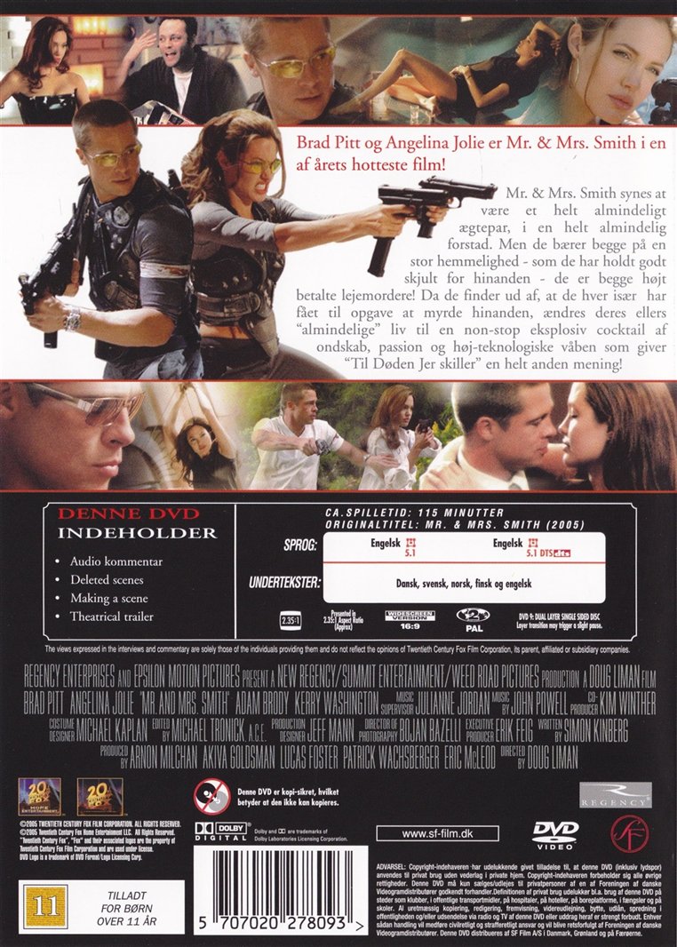 Mr. & Mrs. Smith (DVD)