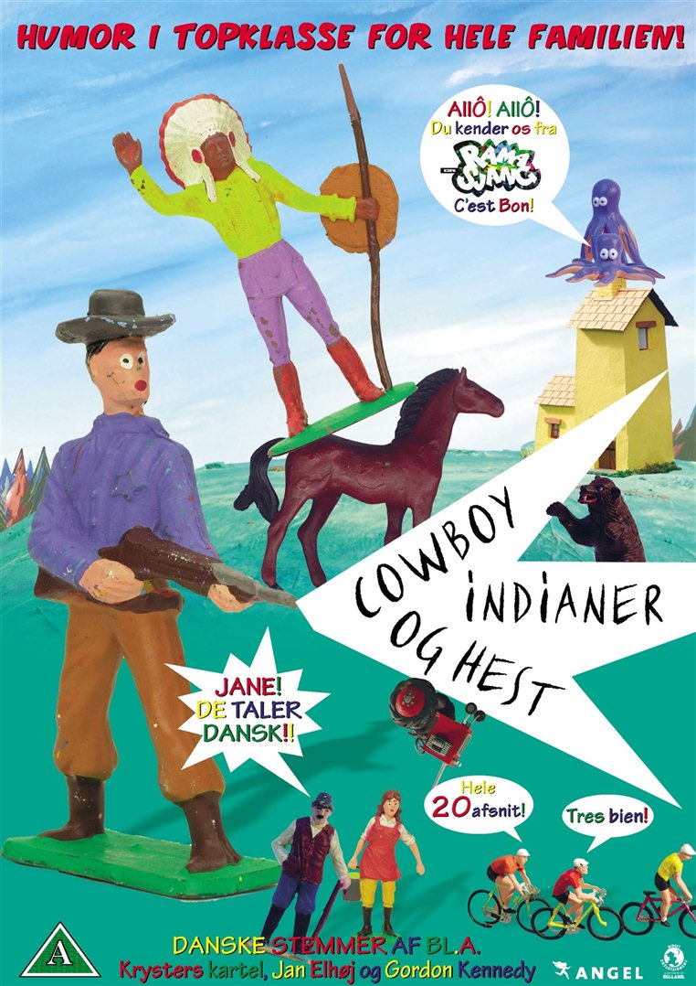 Cowboy, Indianer og Hest (DVD)