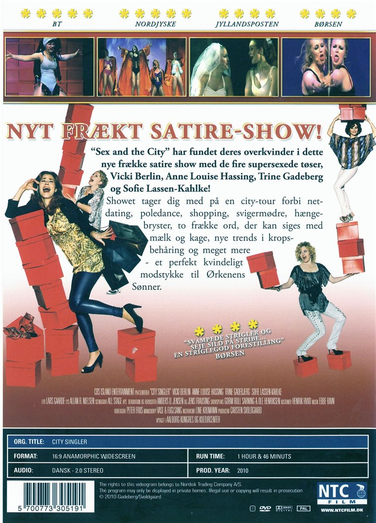 City Singler: Sko, Håb & Kærlighed (DVD)