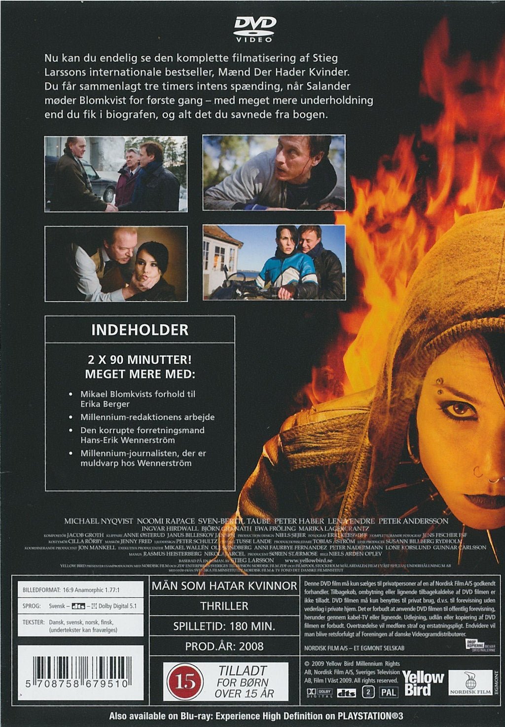Mænd der hader kvinder (DVD)
