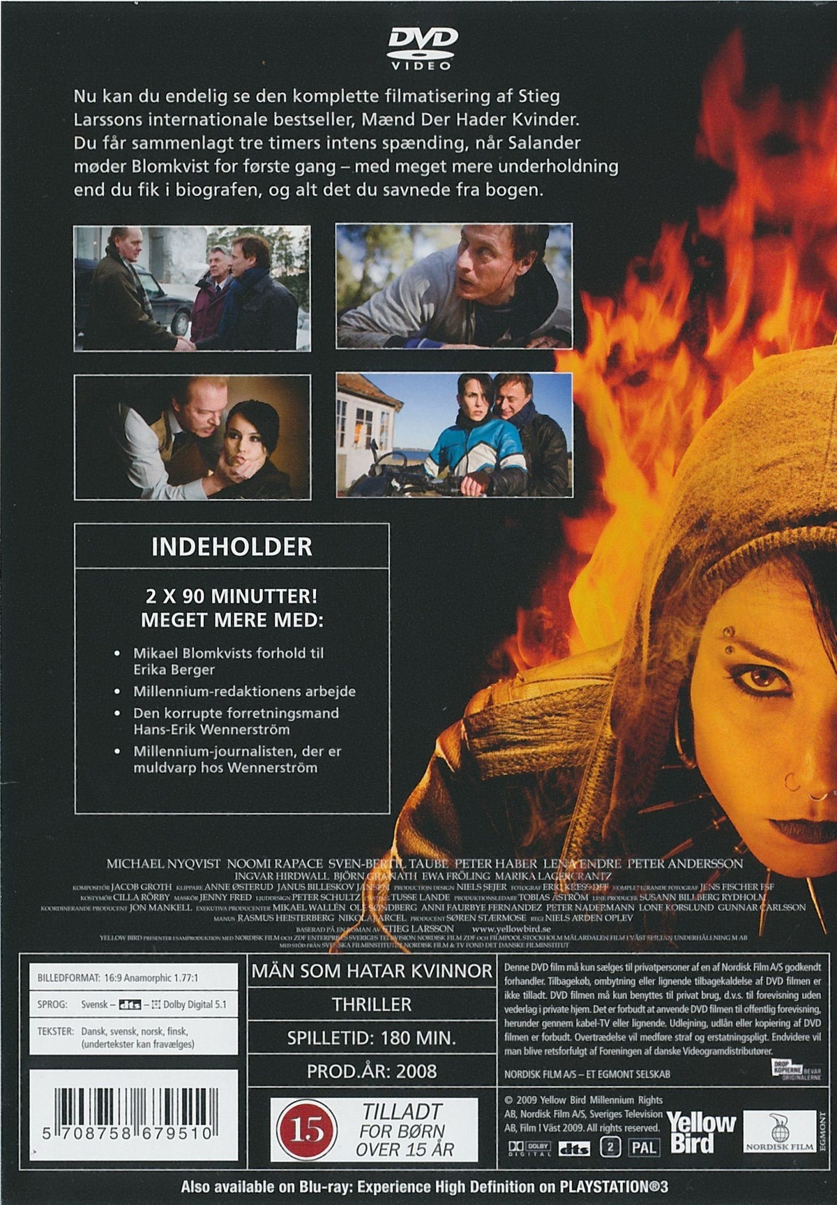 Mænd der hader kvinder (DVD)