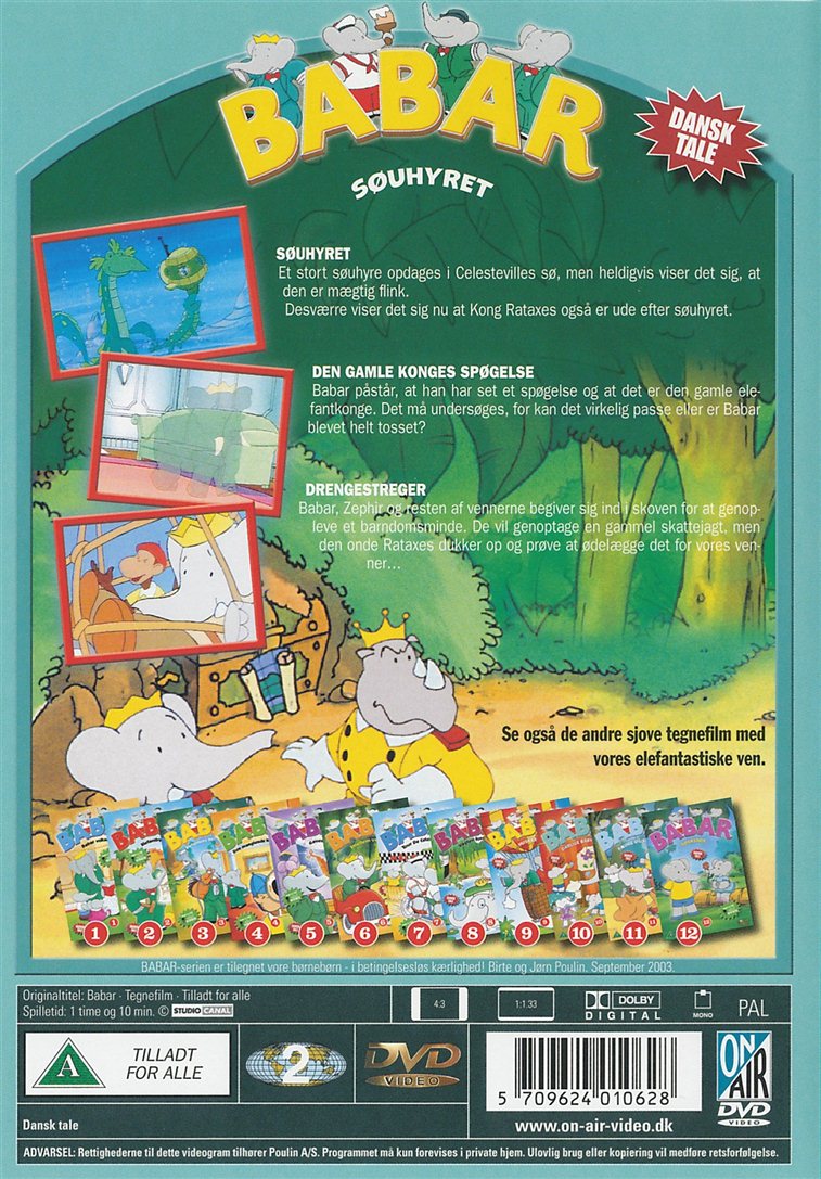 BABAR 13: Søuhyret (DVD)