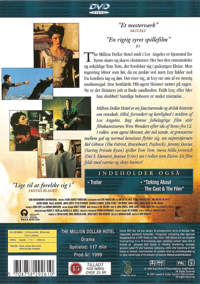 The Million Dollar Hotel (DVD)