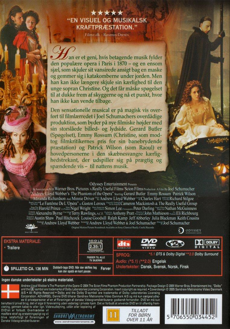 The Phantom of the Opera (DVD)