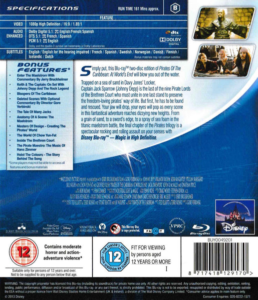 Pirates of the Caribbean: At World's End (Blu-ray)