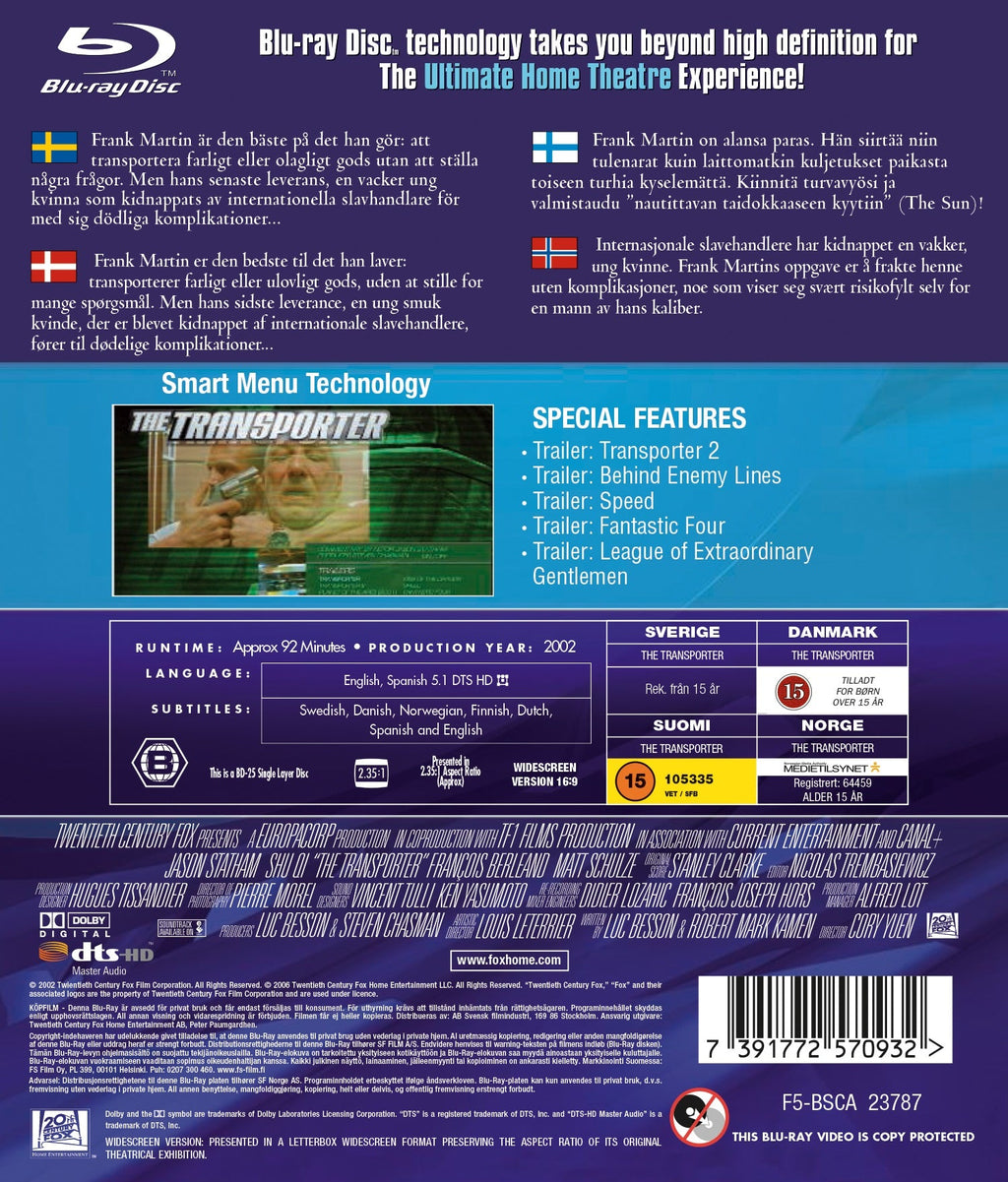 The Transporter (Blu-ray)