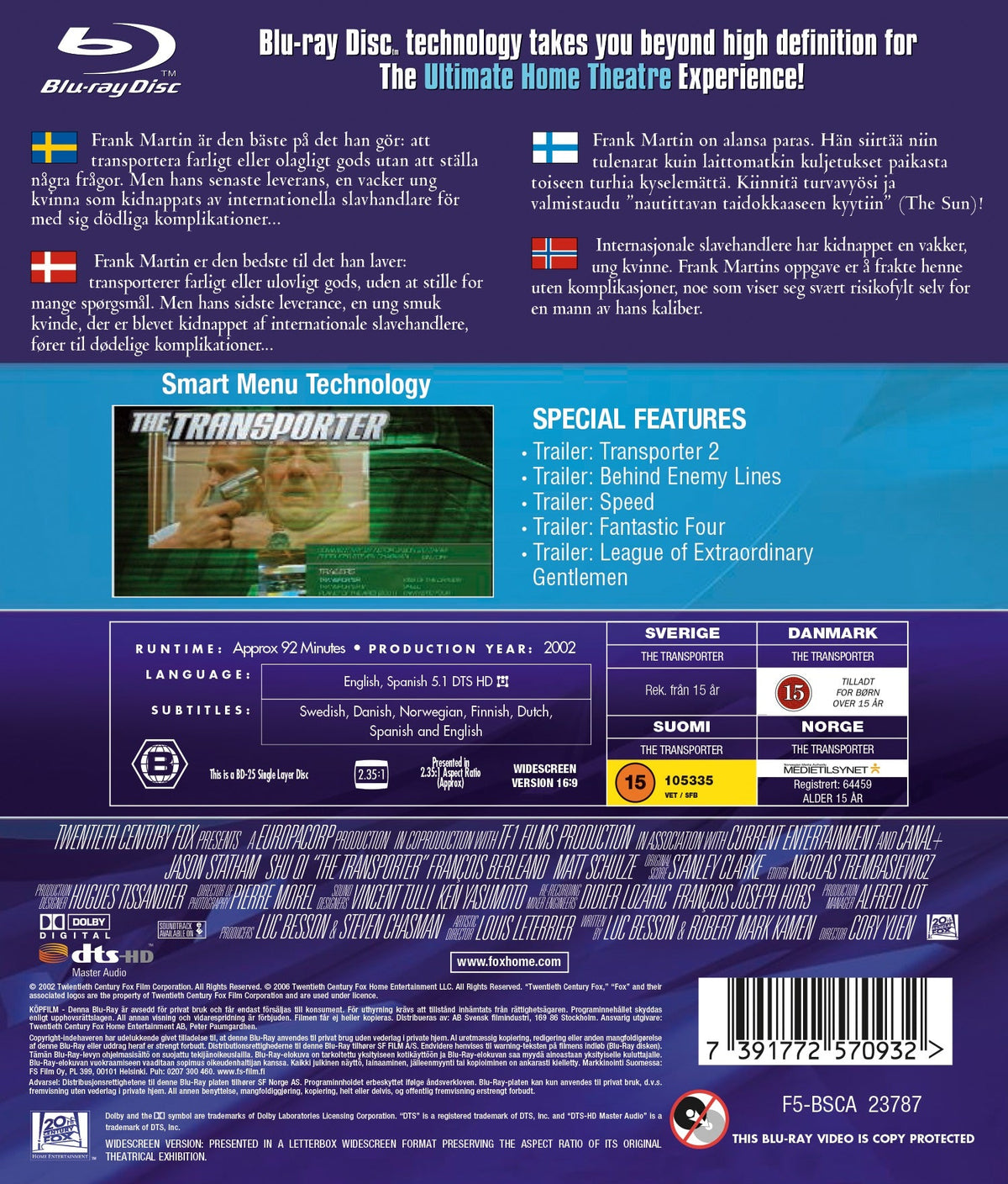The Transporter (Blu-ray)