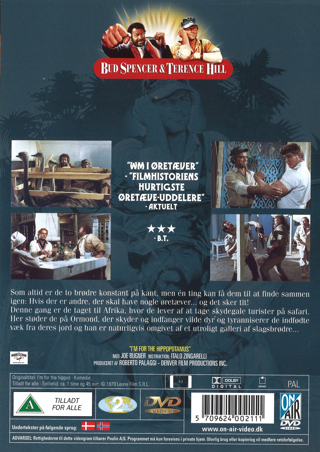 Vi holder med flodhestene (DVD)