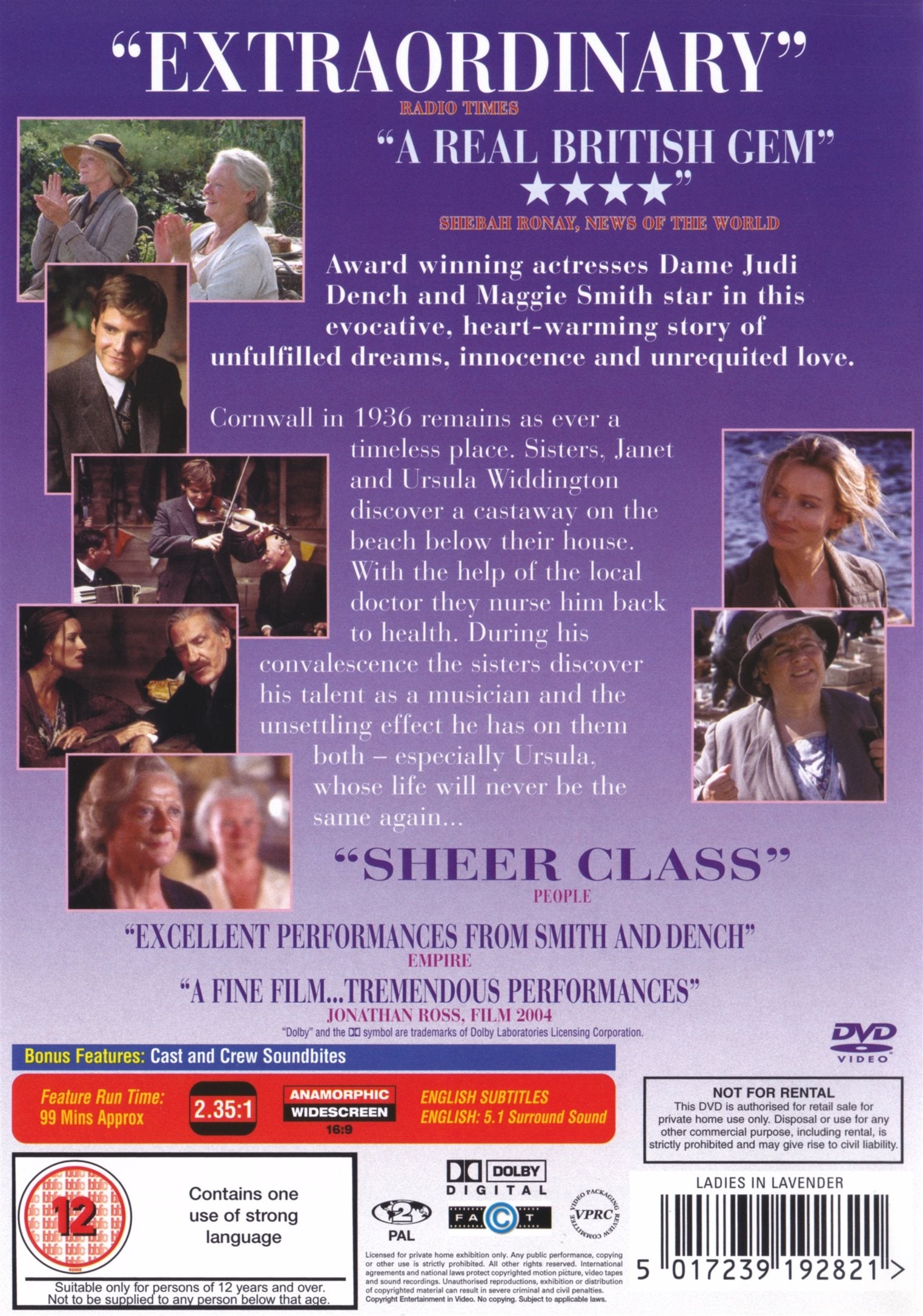 Ladies In Lavender (DVD)