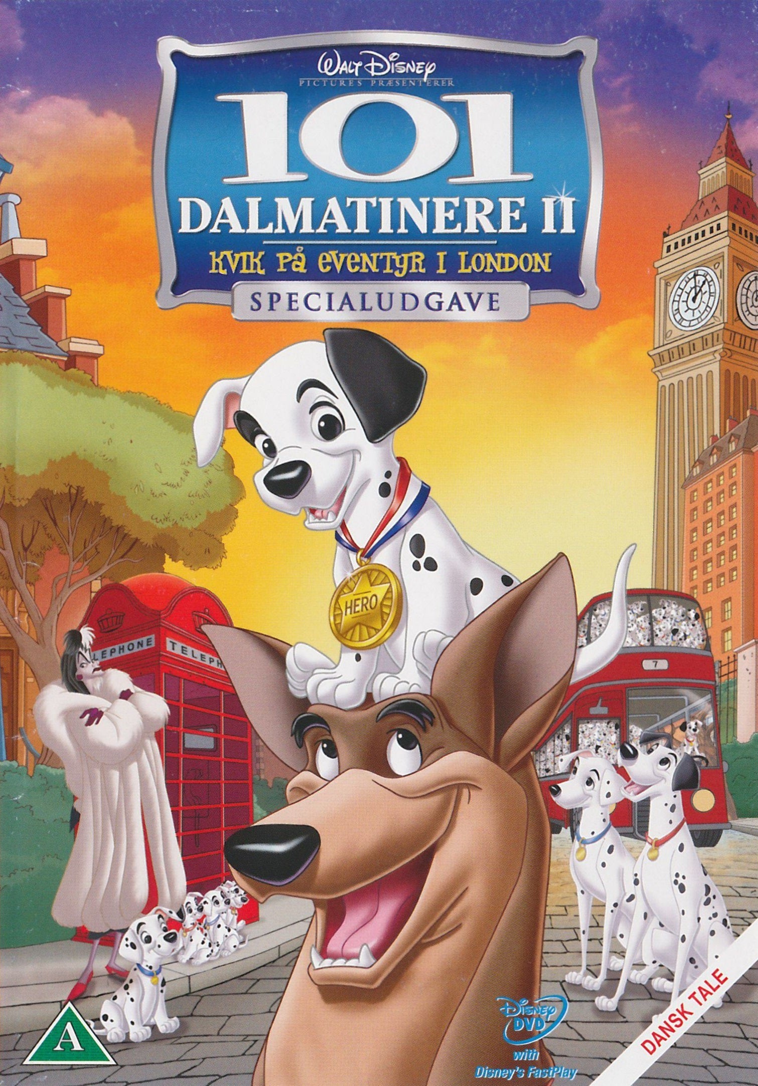 101 Dalmatinere II  - Kvik på eventyr i London (DVD)