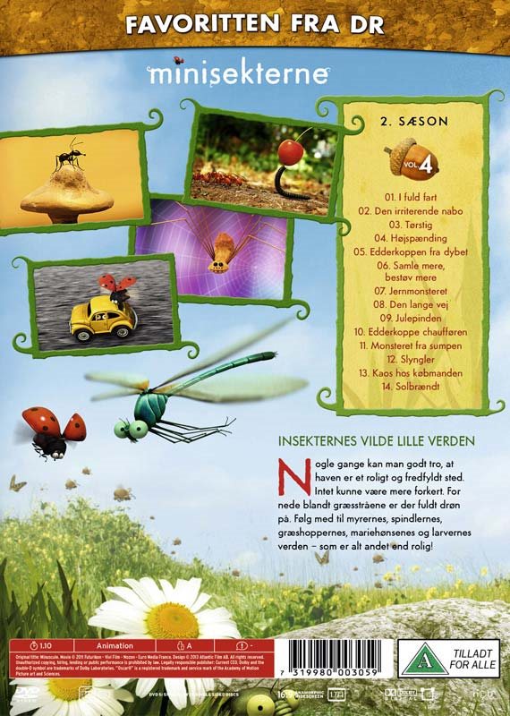 Minisekterne - Insekternes vilde lille verden: 2. Sæson Vol. 4 (DVD)