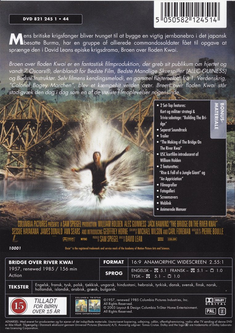 Broen over floden Kwai (DVD)