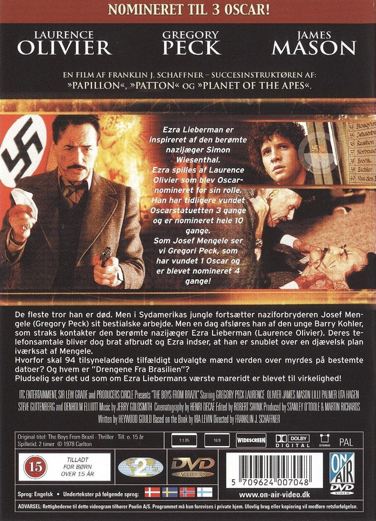 Drengene fra Brasilien (DVD)