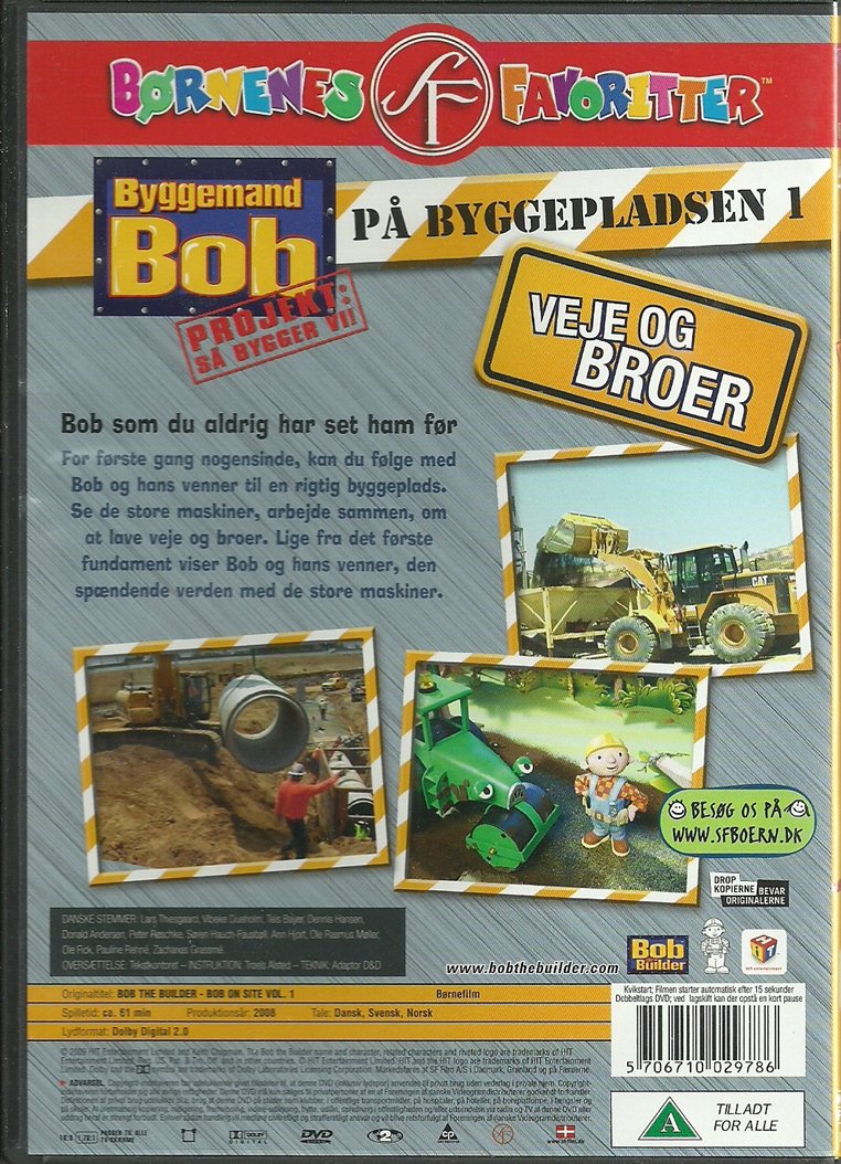Byggemand Bob på byggepladsen 1 - Veje og broer (DVD)
