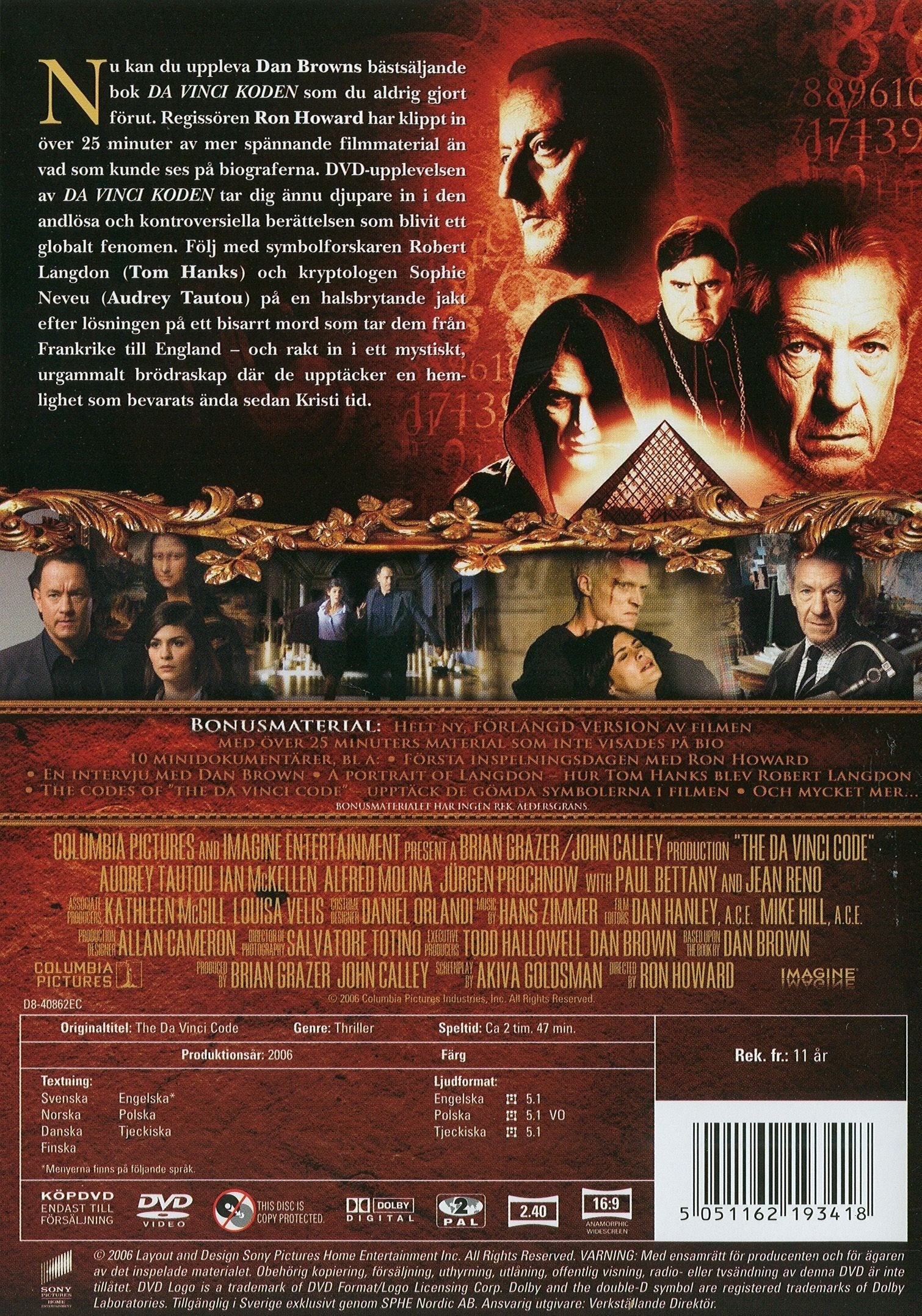 Da Vinci Koden (DVD)
