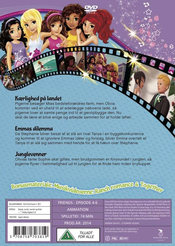 Lego Friends - Episode 4-6 (DVD)