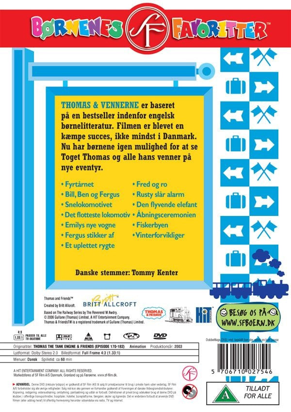 Thomas & vennerne: Snelokomotivet og andre historier (DVD)