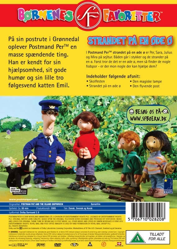 Postmand Per 20 - Strandet på en øde ø (DVD)
