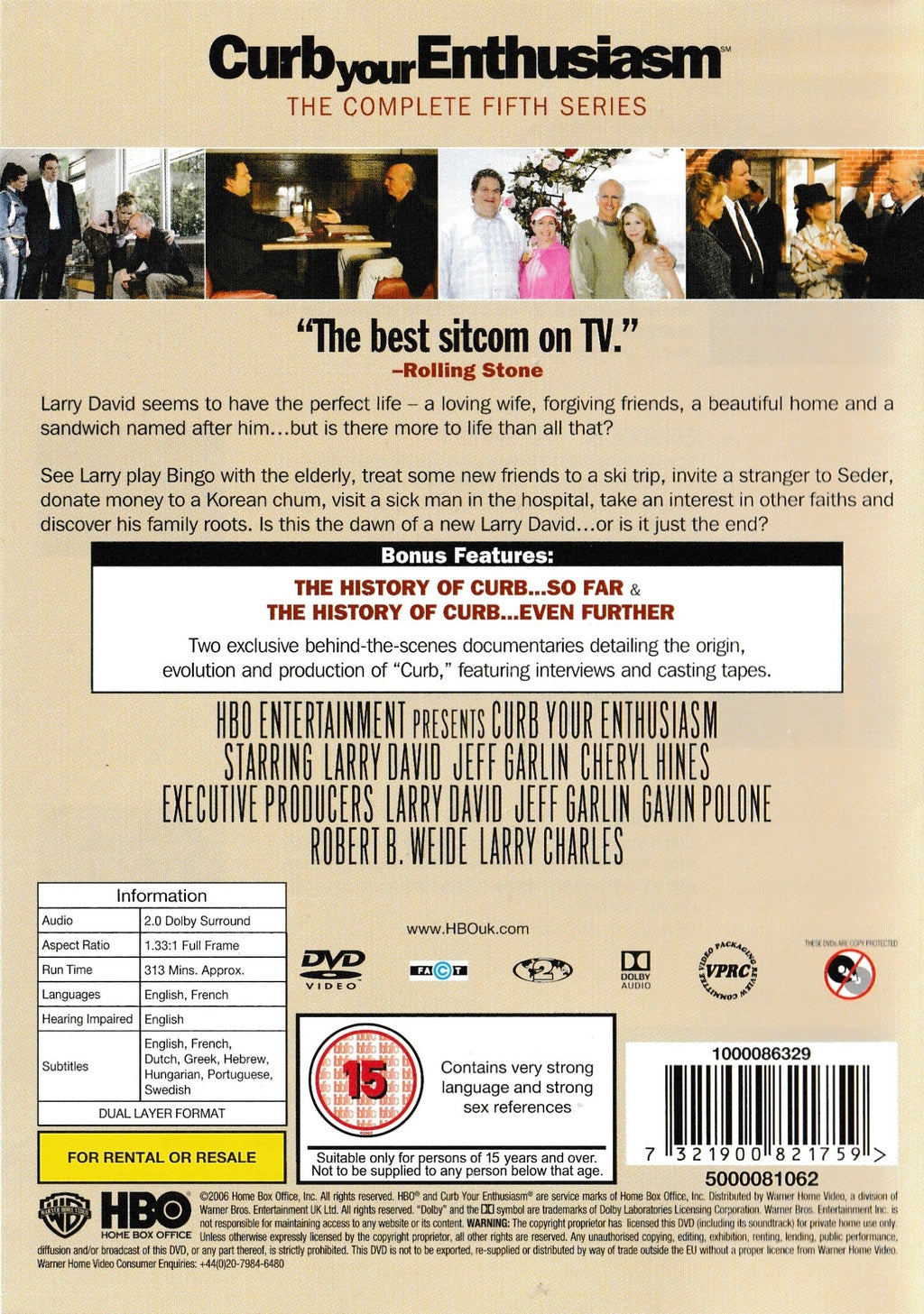 Curb Your Enthusiasm: The Complete Fifth Series (DVD)