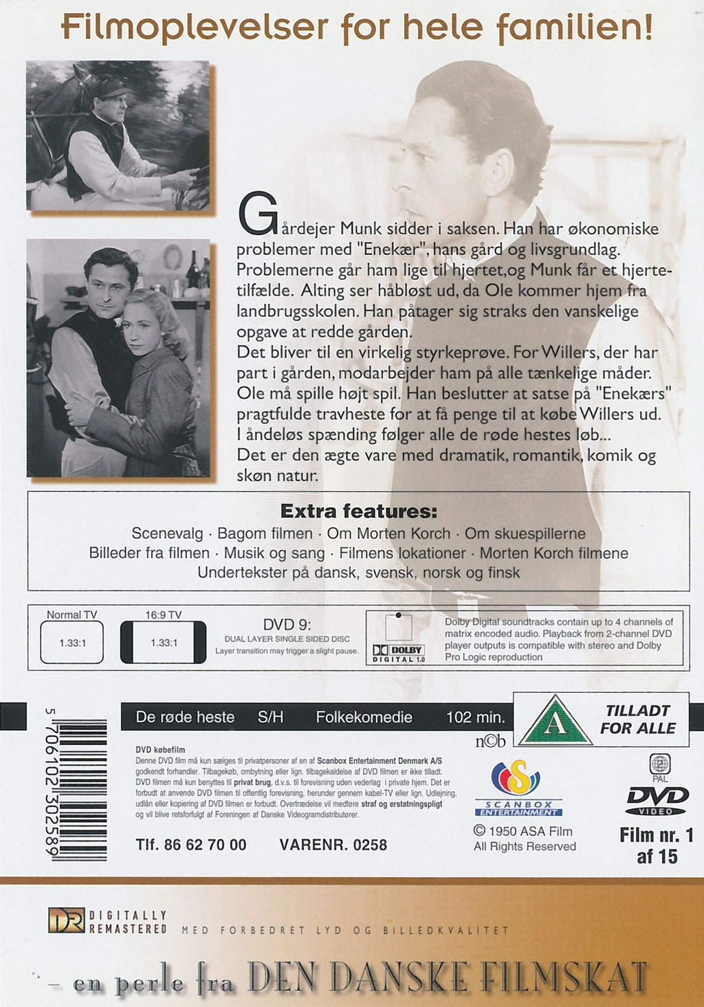 De røde heste (DVD)
