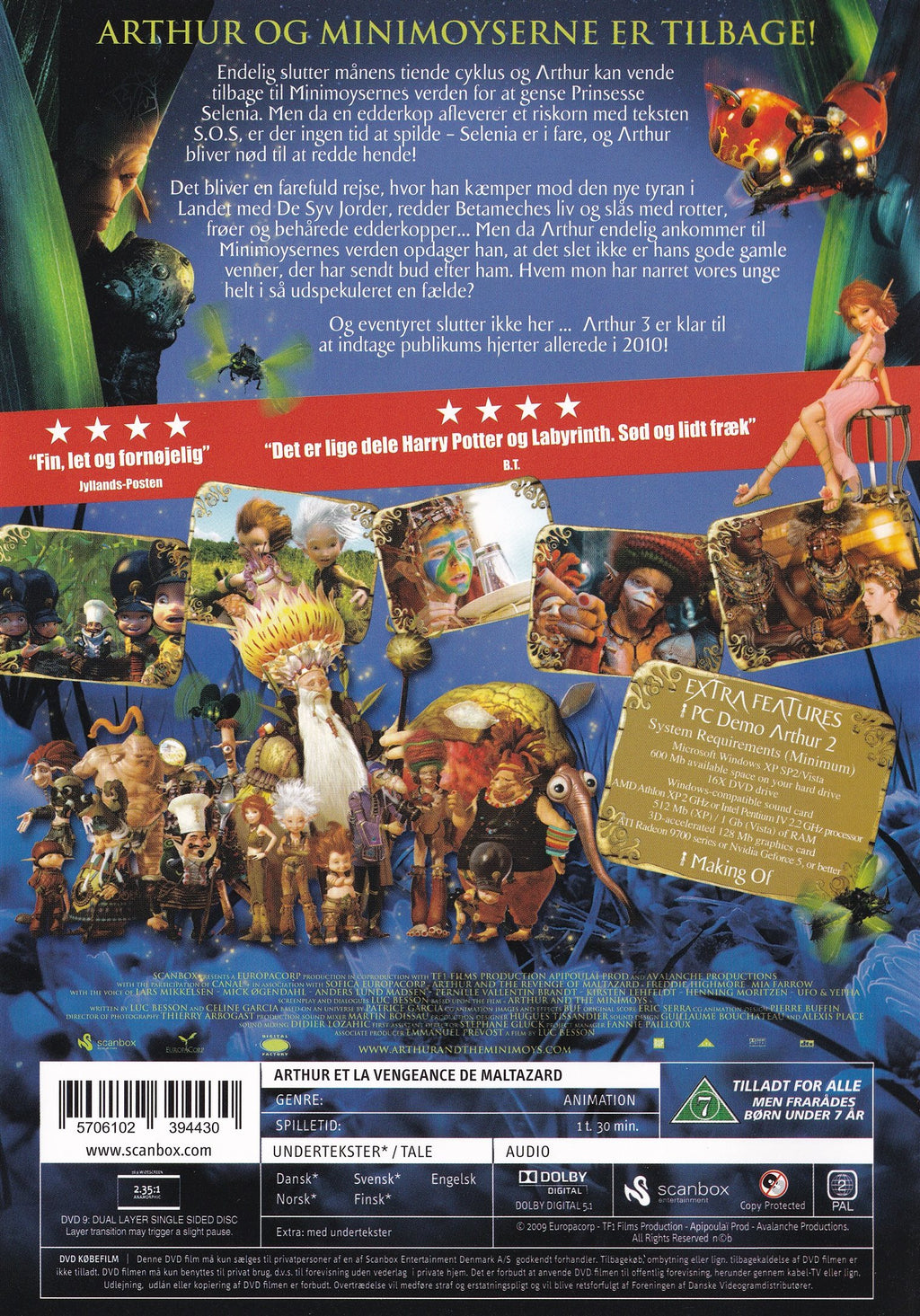 Arthur og Maltazar's Hævn (DVD)