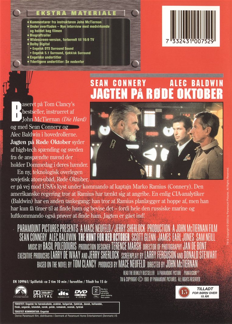 Jagten på Røde Oktober (DVD)