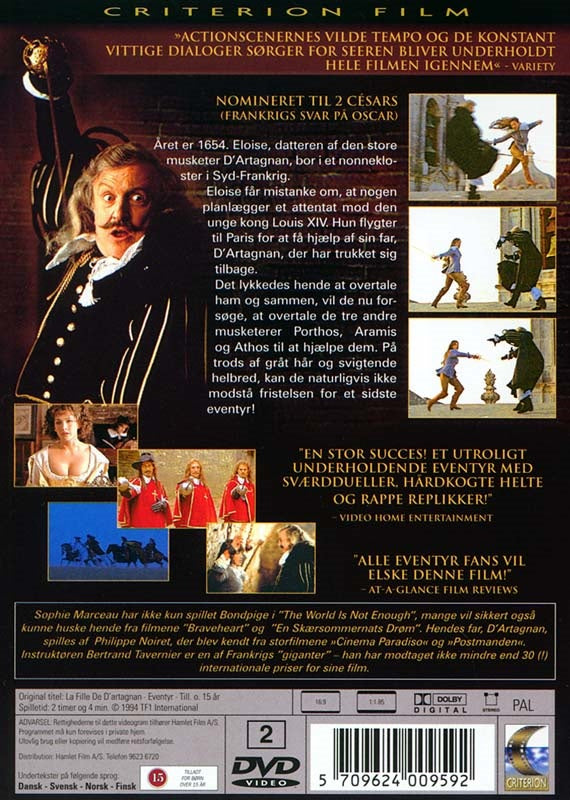 The Daughter of d'Artagnan (DVD)