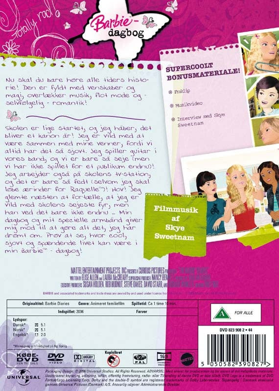 Barbie: Dagbog (DVD)