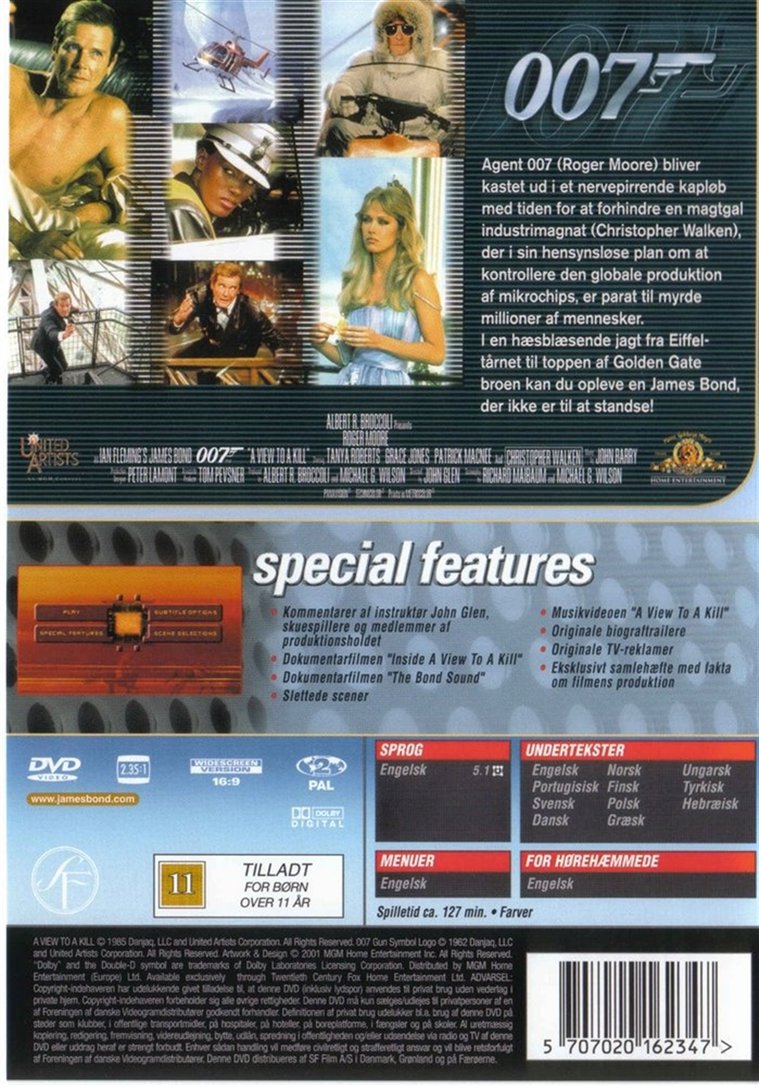 A View to a Kill - I skudlinjen (DVD)