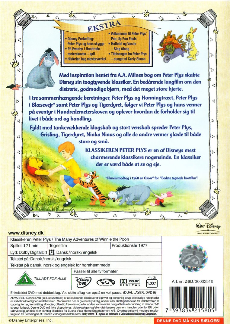 Klassikeren Peter Plys (DVD)