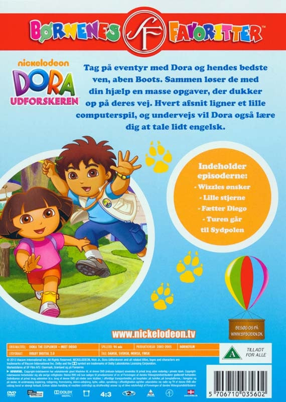 Dora Udforskeren: Mød Diego (DVD)