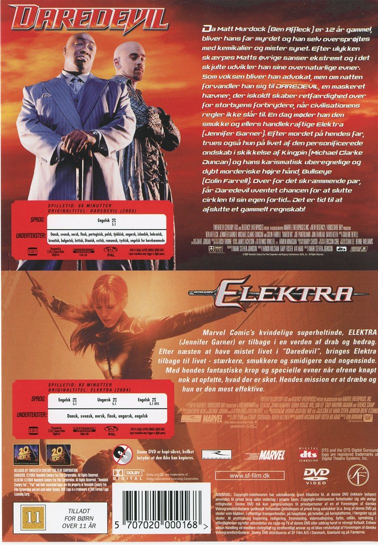 Daredevil & Elektra (DVD)