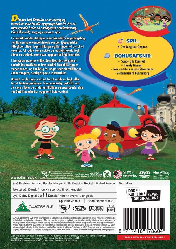 Små Einsteins Vol.6: Rumskib Redder Ildfuglen (DVD)