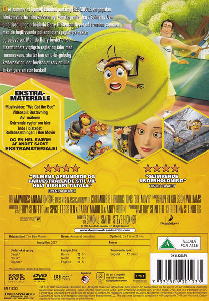 Bee Movie: Det Store Honningkomplot (DVD)